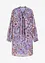 Robe-tunique en mousseline avec col lavallière, bonprix