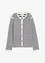Gilet en maille coton et soie, bonprix