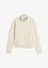 Sweat zippé 100% coton, bonprix