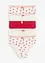 Lot de 5 slips en doux coton côtelé avec nœud en satin, bonprix