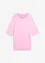 T-shirt long pratique avec fente, séchage rapide, bonprix