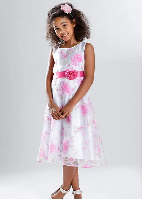 Robe de fête fille avec organza, bonprix