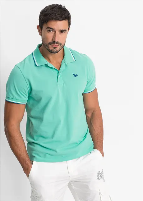 Polo en maille piquée 100% coton, bonprix