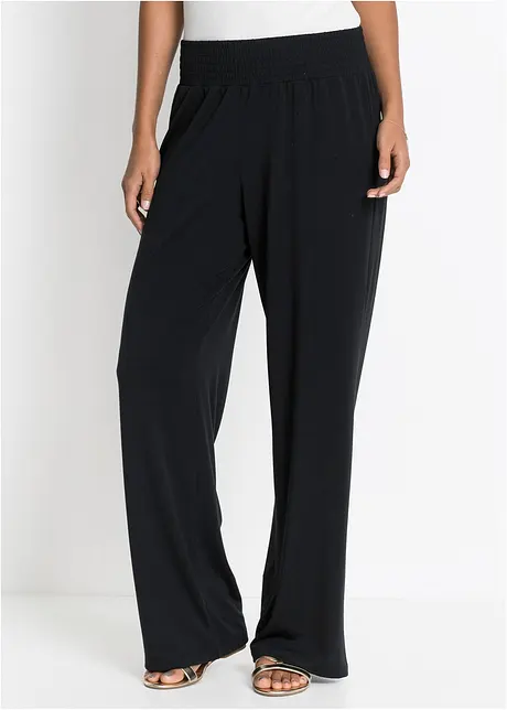 Pantalon palazzo en jersey, bonprix