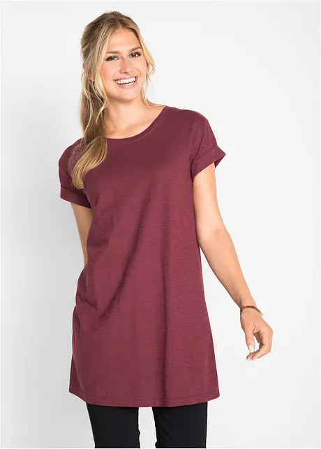 T-shirt long et boxy à manches courtes, bonprix