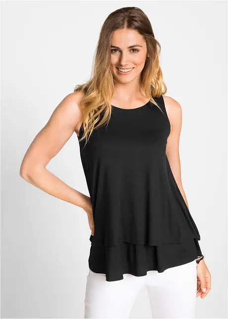 Top double épaisseur en viscose, bonprix