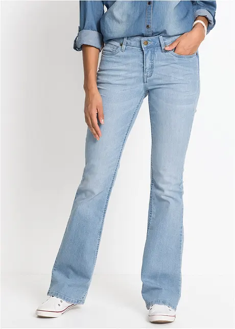 Jean bootcut extensible et confortable, bonprix