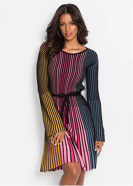 Robe en maille plissée, BODYFLIRT boutique