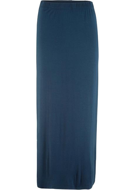 Foncé De Jupe Femme be Élastiqué Wa Bleu Bonprix Tour Taille Avec gvyY76bf