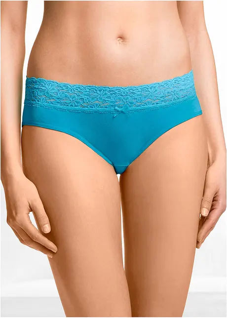 Lot de 5 slips à dentelle, bonprix