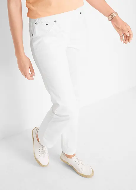 Pantalon à enfiler avec taille confortable, Straight, bonprix