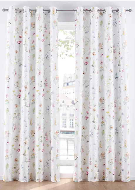 Panneau microfibre à imprimé floral (1 pce.), bonprix