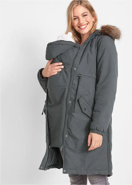 Parka de grossesse/de portage, rembourrée, bonprix