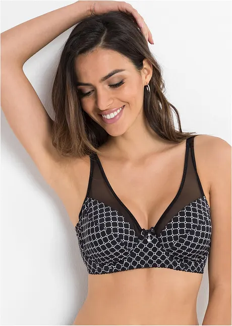 Soutien-gorge minimiseur à armatures avec polyamide recyclé, bonprix