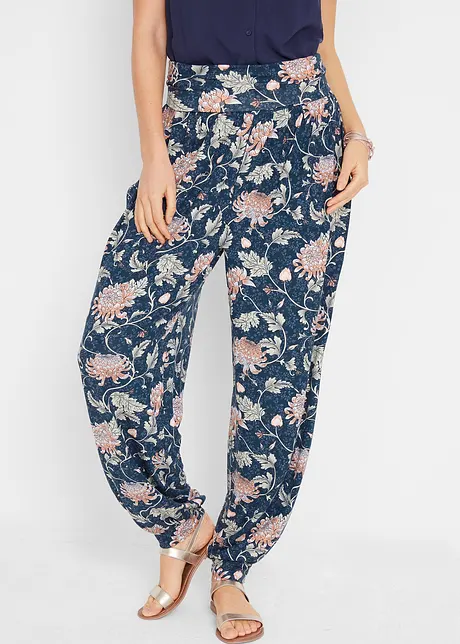 Pantalon sarouel en jersey, Loose Fit, bonprix