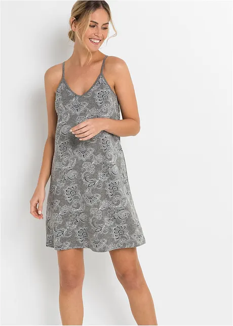 Chemise de nuit à bretelles spaghetti, bonprix