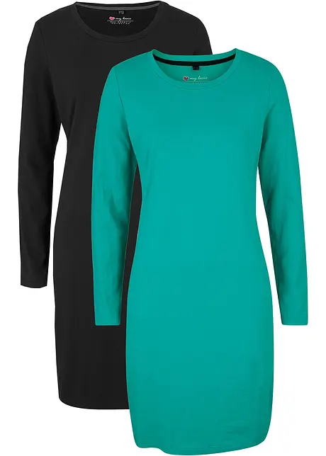 Robes près du corps en coton extensible, bonprix
