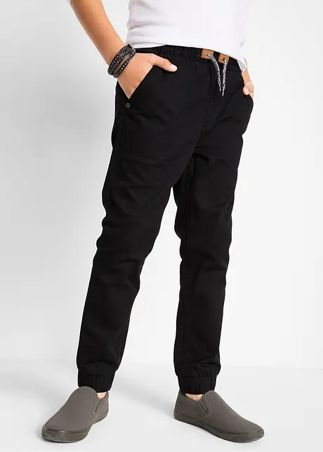 Pantalon thermo garçon avec doublure coton douillette, Regular Fit, bonprix