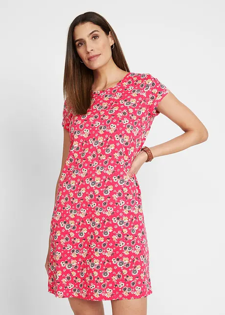 Lot de 2 robes en jersey 100% coton avec fentes latérales, bonprix