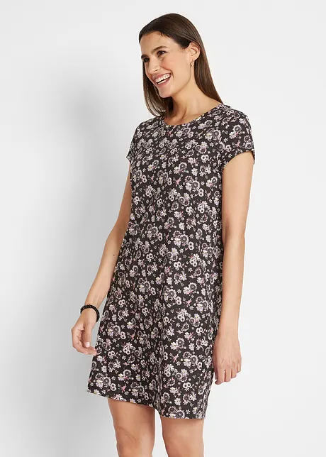 Lot de 2 robes en jersey 100% coton avec fentes latérales, bonprix