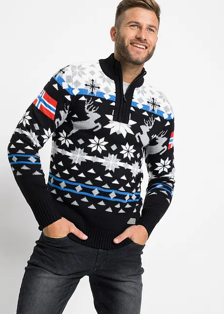 Pull camionneur à motif norvégien, bpc selection