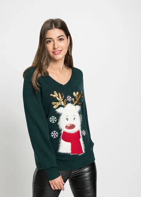 Pull de Noël, bonprix