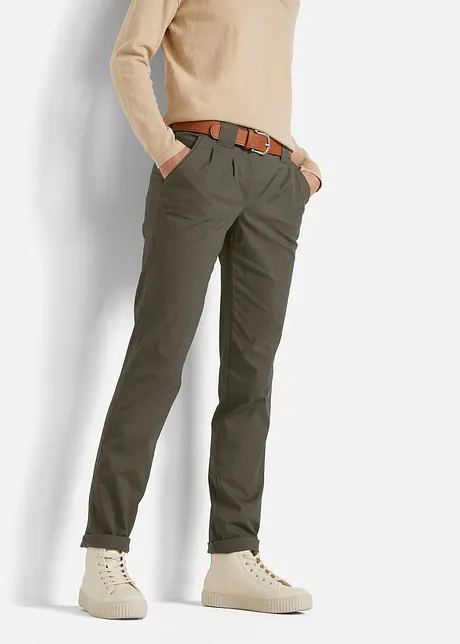 Pantalon chino extensible, bonprix