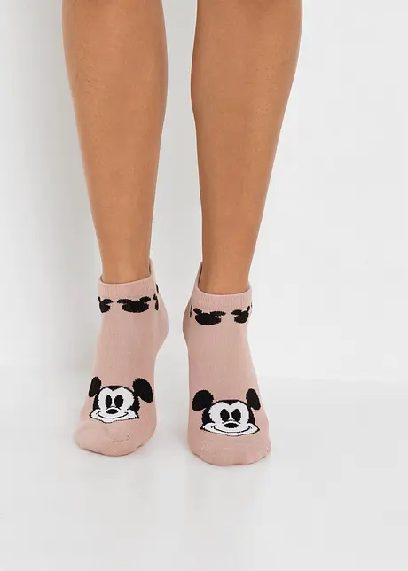 Lot de 3 paires de chaussettes courtes Mickey Mouse, Disney