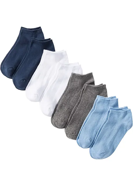 Lot de 8 paires de socquettes, bonprix