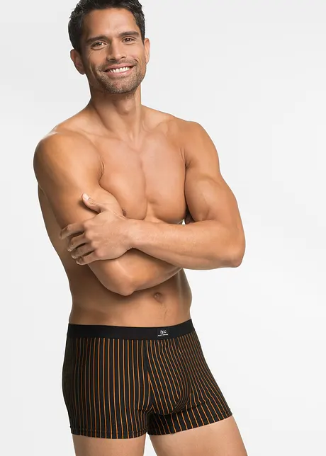 Lot de 3 boxers taille élastiquée, bonprix