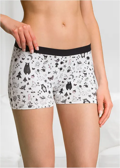 Lot de 4 boxers femme, bonprix