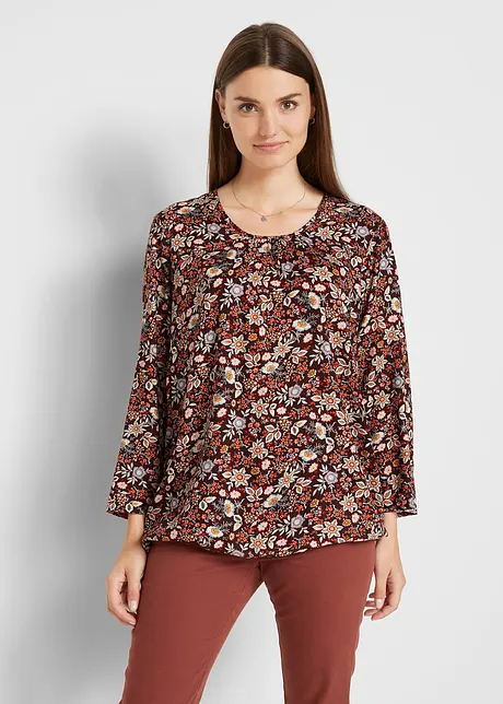 Blouse avec base élastiquée, bonprix