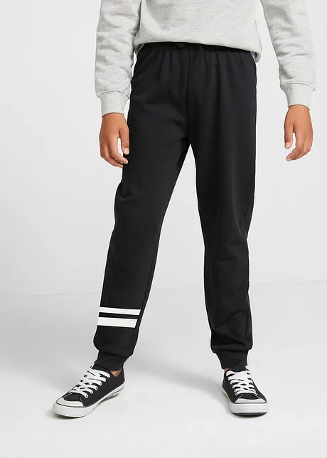 Lot de 2 pantalons de jogging en coton mélangé doux, bonprix