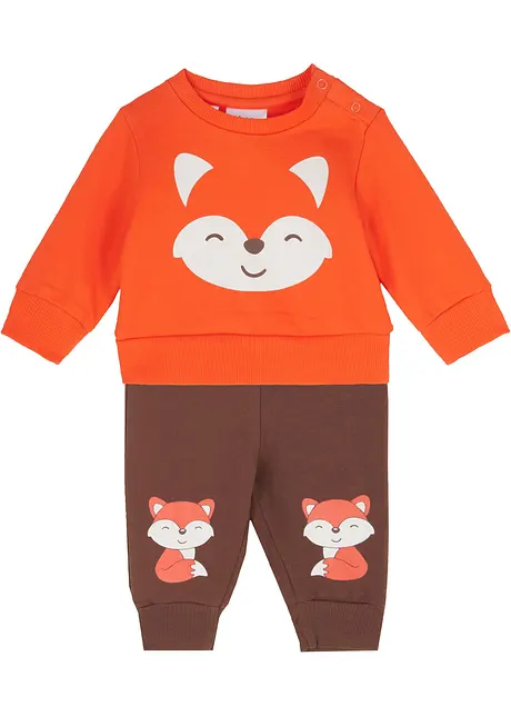 Sweat-shirt et pantalon sweat bébé (ens. 2 pces), bonprix