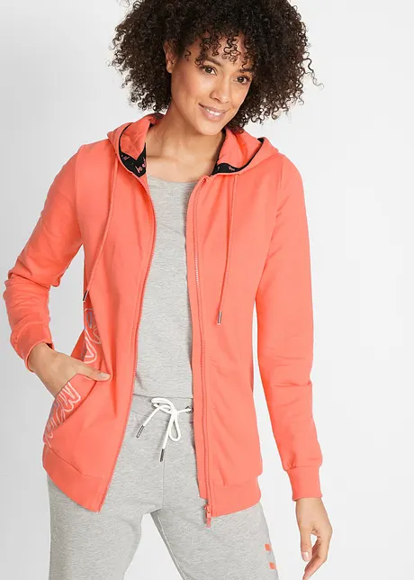 Sweat zippé à capuche, bonprix