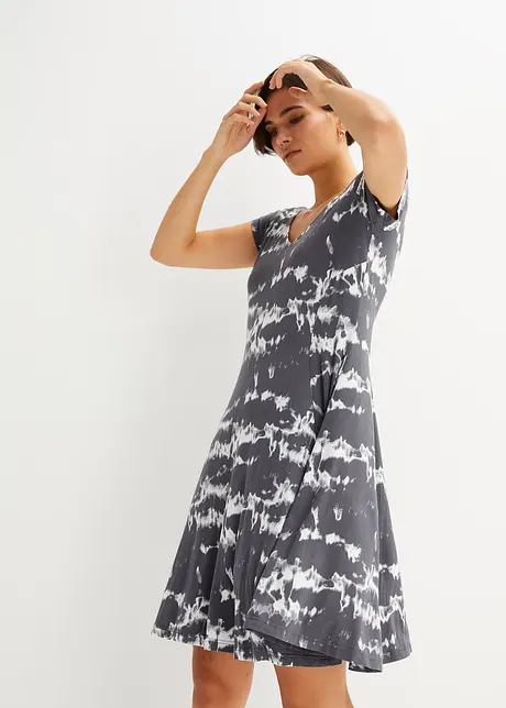 Robe imprimée en viscose, bonprix