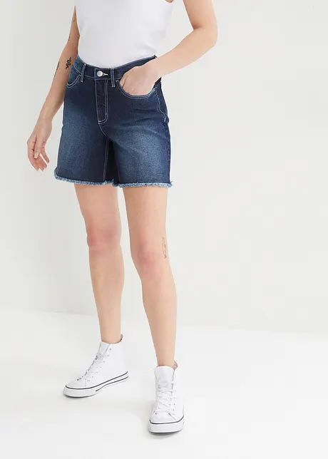 Short en jean stretch, taille normale, bonprix