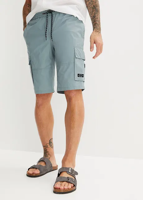 Bermuda cargo coupe confort avec taille élastiquée, Regular, bonprix