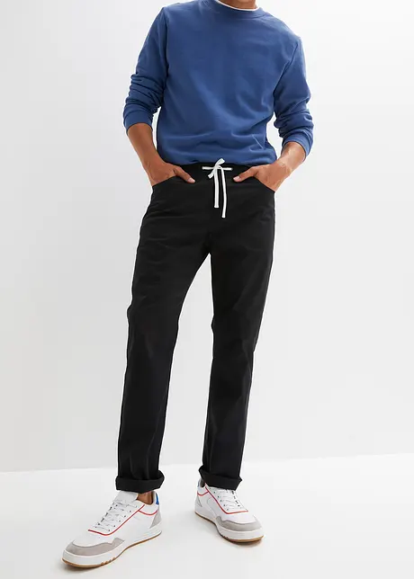 Pantalon extensible Regular Fit coupe confort pour le ventre, Straight, bonprix