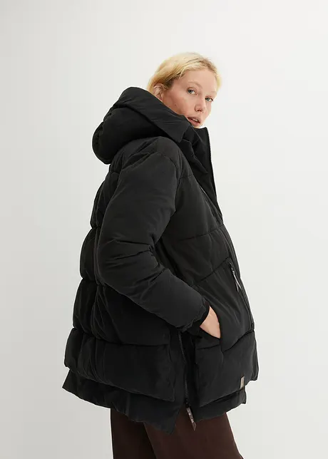 Veste d'hiver oversized avec capuche en polyester recyclé, bonprix