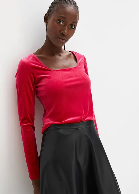 T-shirt en velours, BODYFLIRT