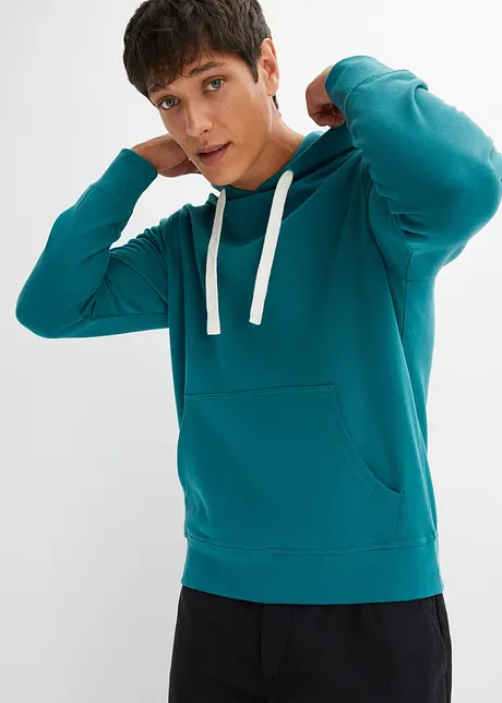 Sweat à capuche 100% coton, bonprix