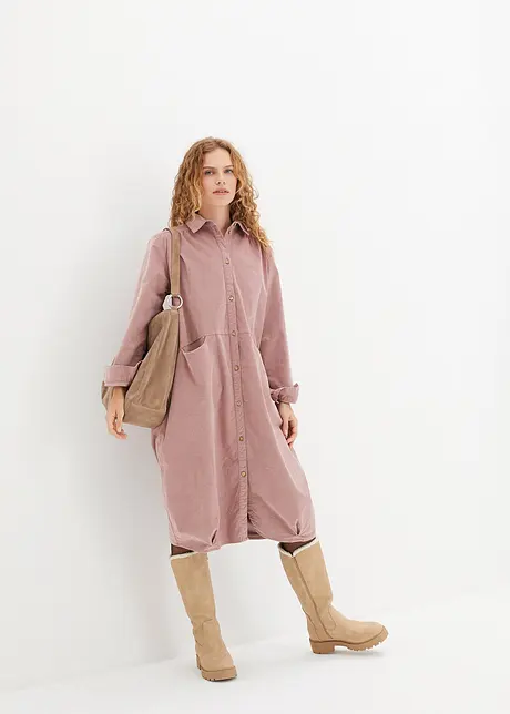 Robe en velours côtelé, bonprix