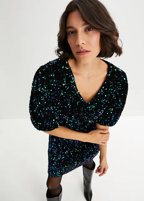 Robe à sequins, bonprix