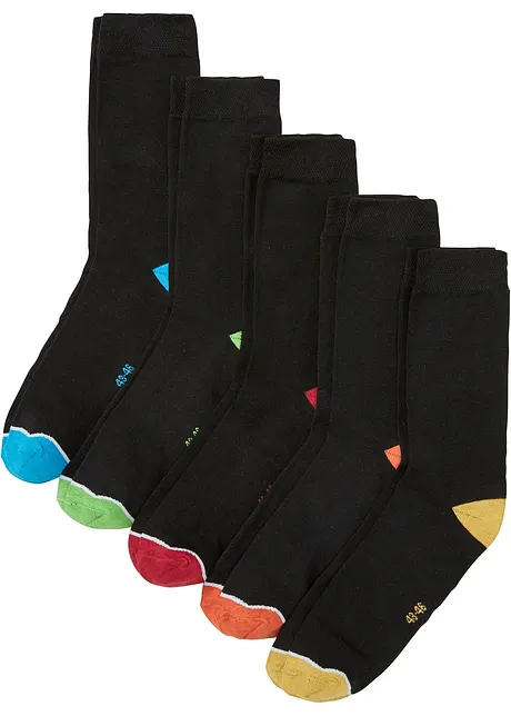 Lot de 5 paires de chaussettes, bonprix