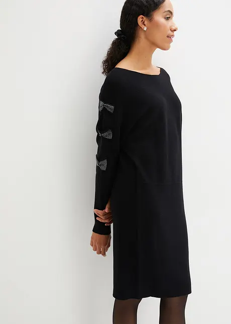 Robe en maille avec application en strass, BODYFLIRT