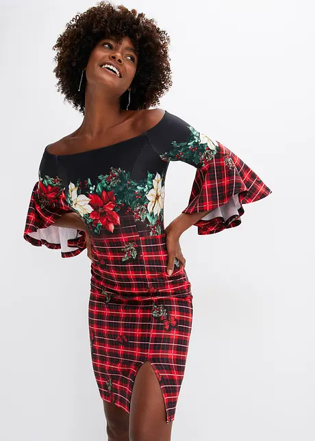 Robe à motif de Noël, bonprix