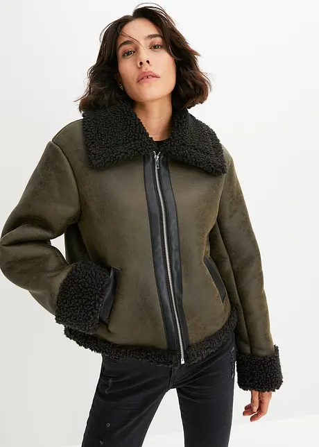 Veste synthétique imitation mouton, BODYFLIRT