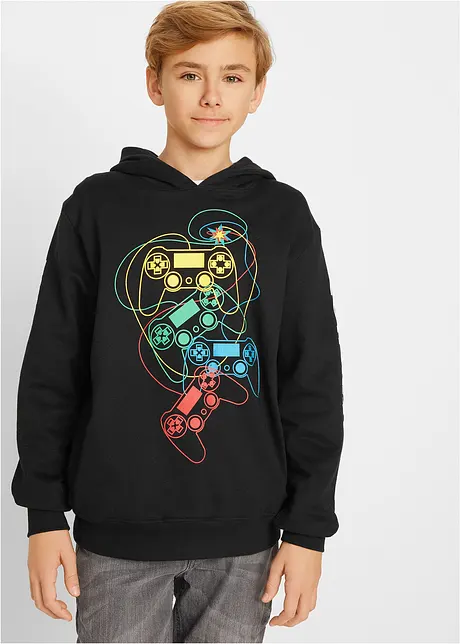Sweat à capuche en coton, bonprix