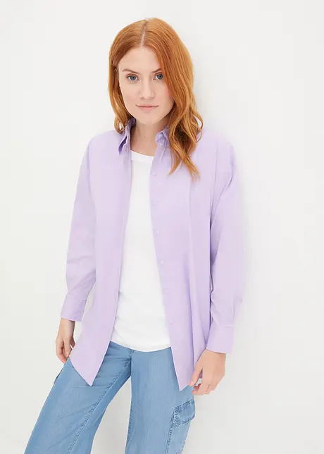 Blouse décontractée à patte de boutonnage, bonprix